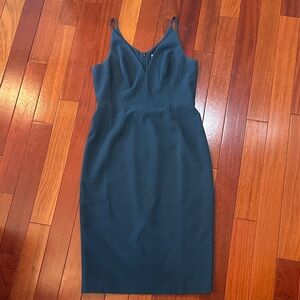 Dress the Population - Sleek, V-Neckline Dress